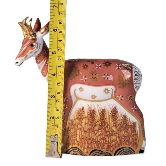 Royal Crown Derby Pronghorn AntelopeLtd Ed. 75/950, Signed - Picture 7 of 9